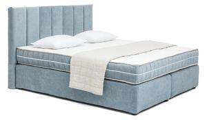 Pat boxspring albastru 160x200 cm Olia Bold Line – Bonami Selection