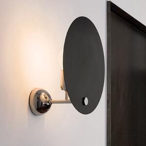 Nemo Lampă de perete Kuta pentru iluminat indirect, reglabil, Negru, Camera de zi / sufragerie, Metal, Design