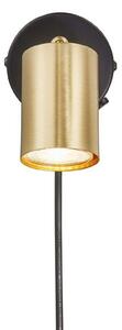 Lampă de perete Nordlux, Auriu / Alamă, Metal
