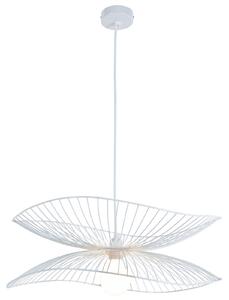 Lustră Pendul Forestier, Libellule S, reglabil, Alb, Camera de zi, Metal, Design