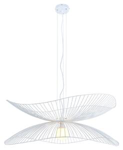 Lustră Pendul Forestier, Libellule L, reglabil, Alb, Camera de zi, Metal, Design