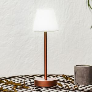 Newgarden Lola Slim lampă masă LED acum., aur rosé, reglabil, Roz / Rosé, Plastic, Modern