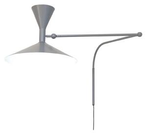 Lampă de perete Nemo Lighting, Gri, Camera de zi, Vintage