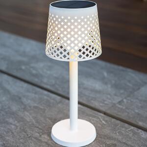 Newgarden Greta lampă solară LED, alb, Alb, Plastic, Spot de exterior / vârf de pământ