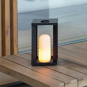 Newgarden Siroco LED pentru terasă, înălțime 30 cm, reglabil, Negru, Metal, Modern
