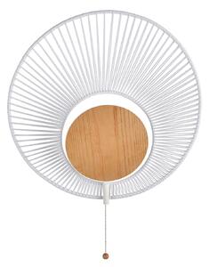 Lampă de perete Forestier, Oyster, reglabil, Alb, Camera de zi, Metal, Design