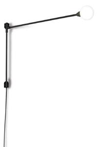 Lampă de perete Nemo Lighting, Negru, Camera de zi, Aluminiu
