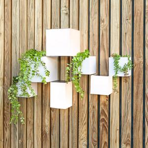 Newgarden Wally Lampă solară LED de perete, 12x18 cm, Alb, Plastic, Lumini solare