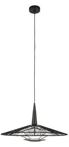 Lustră Pendul Forestier, Carpa M, reglabil, Negru, Camera de zi, Țesătură / Textil, Design