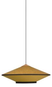 Lustră Pendul Forestier, Cymbal, reglabil, Auriu / Alamă, Camera de zi, Țesătură / Textil, Vintage