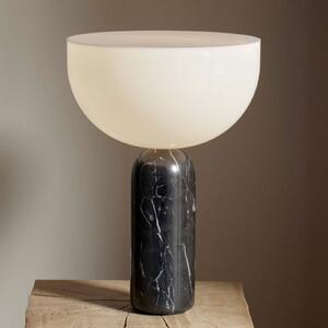 New Works Kizu Small lampă de masă, negru, Negru, Camera de zi / sufragerie, Piatră, Design