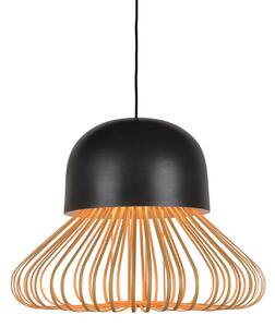 Lustră Pendul Forestier, Anemos, reglabil, Negru, Camera de zi, Bamboo, Design
