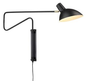 Lampă de perete Halo Design, Negru, Camera de zi, Metal