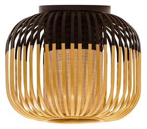 Plafoniere Forestier, Bamboo Light XS, reglabil, Negru, Camera de zi, Bamboo, Design