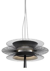 Lustră Pendul Forestier, Gravity 2, Negru, Bucătărie, Metal, Design
