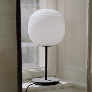 New Works Lanternă Lampă de masă mică, înălțime 40cm, reglabil, Alb, Camera de zi / sufragerie, Sticlă, Design