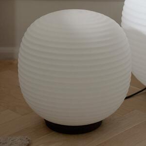 New Works Lantern Globe Lampă de masă medie, Ø 30cm, reglabil, Alb, Camera de zi / sufragerie, Sticlă, Design