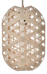 Lustră Pendul Forestier, Capsule S, reglabil, Bej, Camera de zi, Bamboo, Design