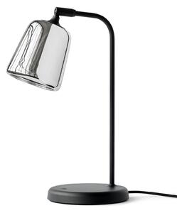 New Works Material Edition lampă masă, oțel, reglabil, Negru, Camera de zi / sufragerie, Metal, Design, Umbră de masă
