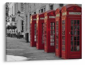 Tablou - Cutii telefonice din Londra (70x50 cm)