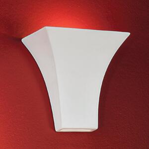 ORION Aplică de perete Antonie unghiulară pe alb, reglabil, Alb, Camera de zi / sufragerie, Ceramică, Modern, Priză de perete top