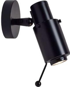 Lampă de perete DCW, Negru, Metal