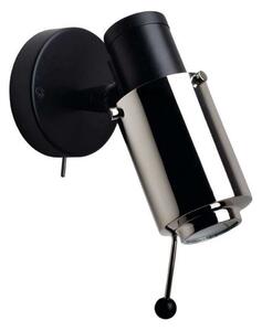 Biny Spot LED w/Întrerupător & Rod Black/Nickel