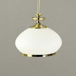 ORION Lampă suspendată Empira 1 bec patinată 24 cm, reglabil, Bronz / Alamă Veche, Camera de zi / sufragerie, Metal, Antichitate
