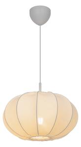 Lustră Pendul Nordlux, Aeron, reglabil, Alb, dormitor, Țesătură / Textil
