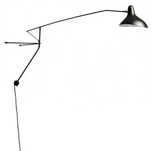 Lampă de perete DCW, Negru, Camera de zi, Metal