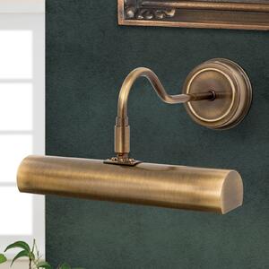 ORION Aplică tablou flexibilă Lariga alamă antic 25 cm, reglabil, Bronz / Alamă Veche, Camera de zi / sufragerie, Metal