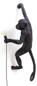 Lămpi de exterior SELETTI, Monkey Lamp, Negru, Plastic, Design