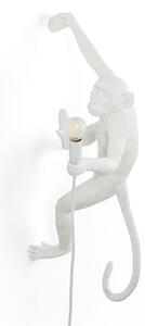 Lampă de masă SELETTI, Monkey Lamp, Alb, Camera de zi, Plastic, Design