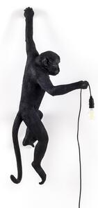 Lampă de Exterior SELETTI, Monkey Lamp, Negru, Plastic, Design