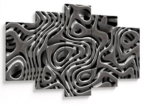 Tablou - Abstractizare metalică (150x105 cm)