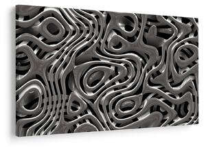 Tablou - Abstractizare metalică (90x60 cm)