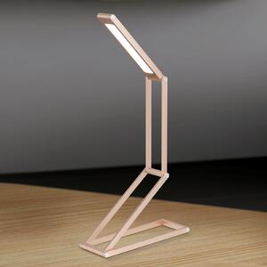 ORION Falto LED lampă de masă reîncărcabilă, aurie, aluminiu, reglabilă, reglabil, Auriu / Alamă, Camera de zi / sufragerie, Metal, Modern