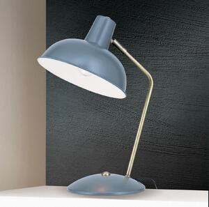 ORION Im Vintage-Look - lampă de masă Fedra gri, Gri, Studiu / Birou, Metal, Vintage, Umbră de masă
