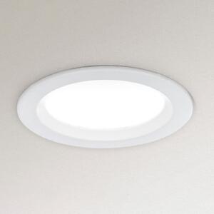 ORION Lampă LED încastrată Spock Ø 9 cm, dimabilă, alb, reglabil, Alb, Camera de zi / sufragerie, Metal, Modern