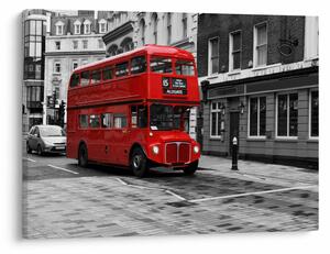 Tablou - Londra cu autobuz (70x50 cm)