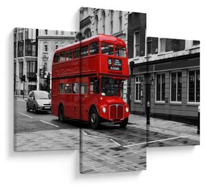 Tablou - Londra cu autobuz (90x60 cm)