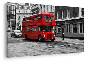 Tablou - Londra cu autobuz (90x60 cm)
