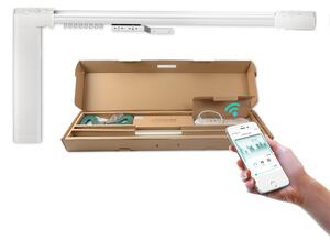 Sina electrica DRAPERII TUYA KIT 420 cm, smart motor cu alimentare 220v cu garantie 5 ani