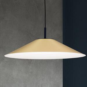ORION Lampă pendul LED Gourmet, abajur alamă mată, reglabil, Auriu / Alamă, Camera de zi / sufragerie, Metal, Modern