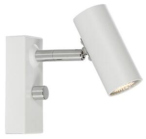Lampă de perete Belid, Alb, dormitor, Metal