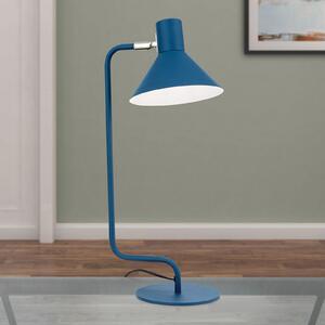 ORION Lampă de birou Viktoria cap reglabil albastru, Albastru, Camera de zi / sufragerie, Metal, Modern