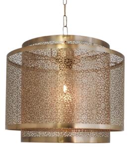 Lustră Pendul By Rydéns, Hermine, reglabil, Auriu / Alamă, Camera de zi, Metal, Marocan / Oriental