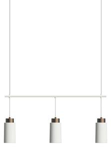 Lustră Pendul Herstal, Alb, Camera de zi, Metal
