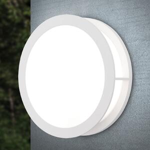 ORION Aplică de exterior Henry, Ø 30cm alb, reglabil, Alb, Metal, Modern