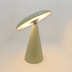 Lampă de masă reîncărcabilă Beacon LED Kinoko, verde, IP44, înălțime 27 cm